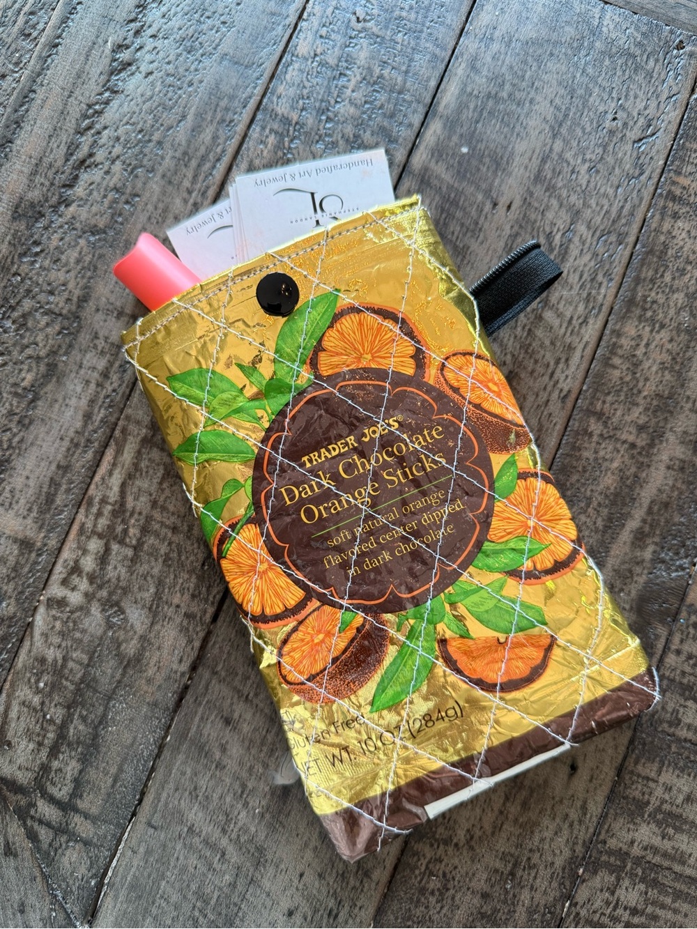 NEW Upcycled Handmade Zest Dressed Pouch